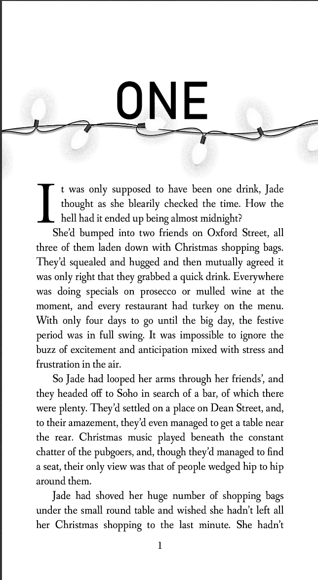 Beautiful interior festive formatting