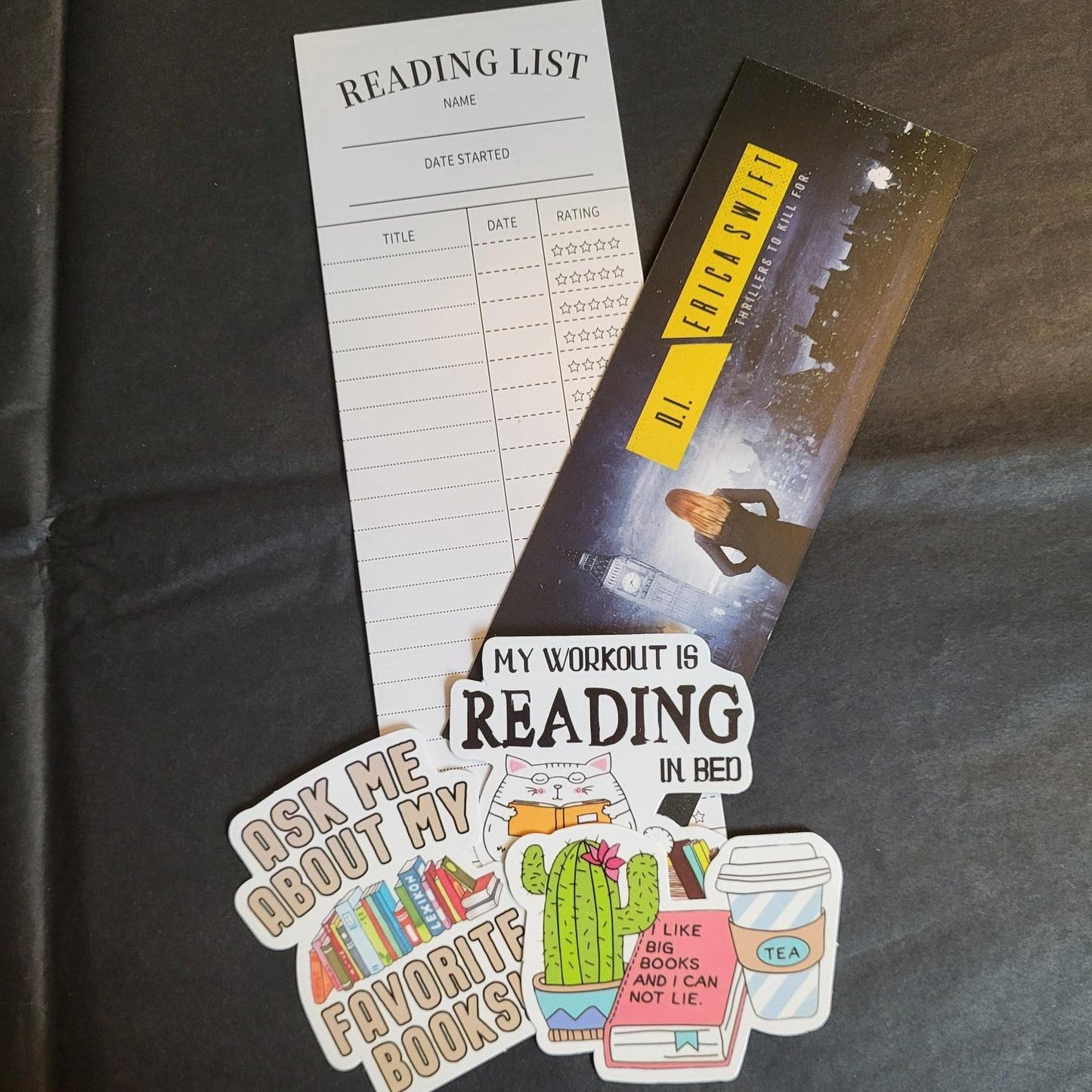 bookmarks and stickers