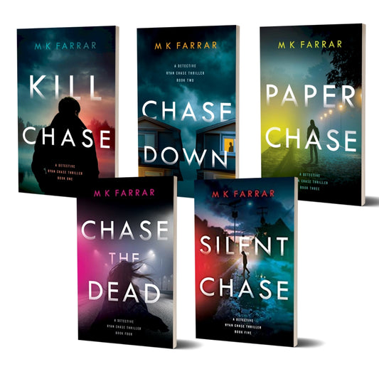 All five books in the complete Detective Ryan Chase British Police Procedural series